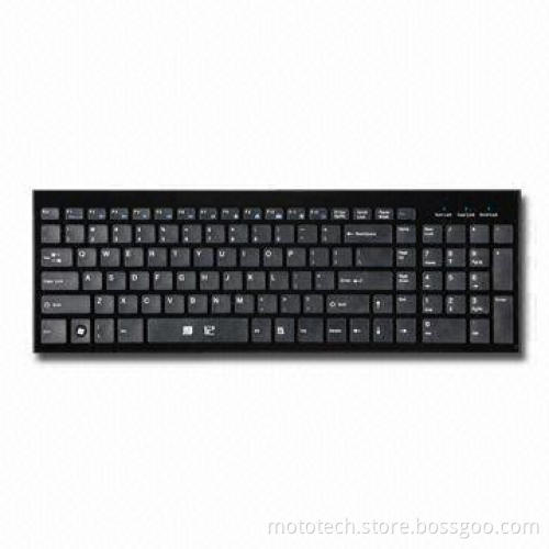 Ultraslim Multimedia Keyboard with Scissors Type Key Structure